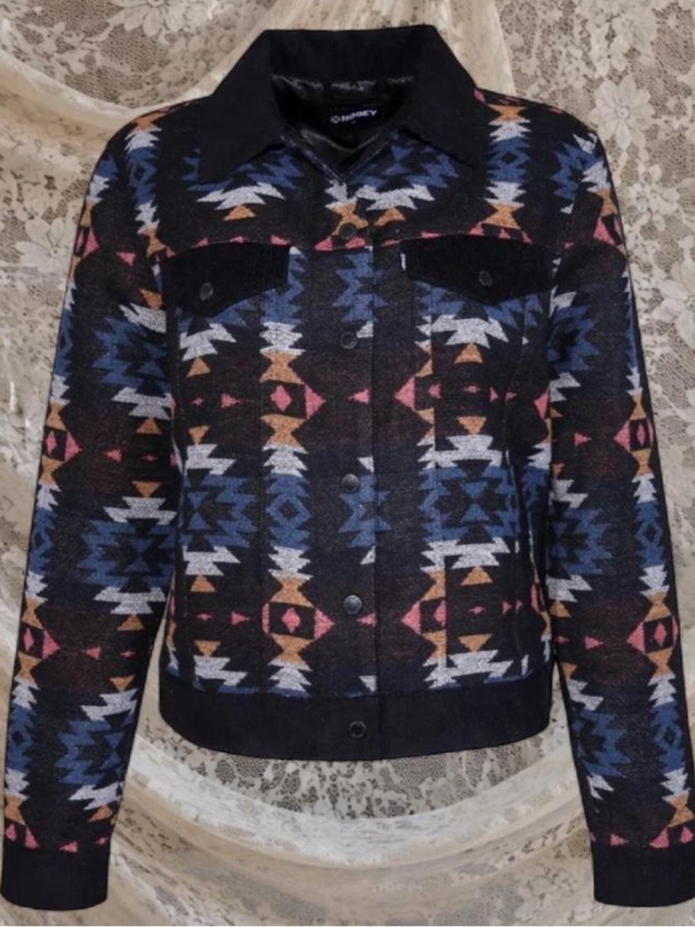 Hooe Aztec Pattern Jacket